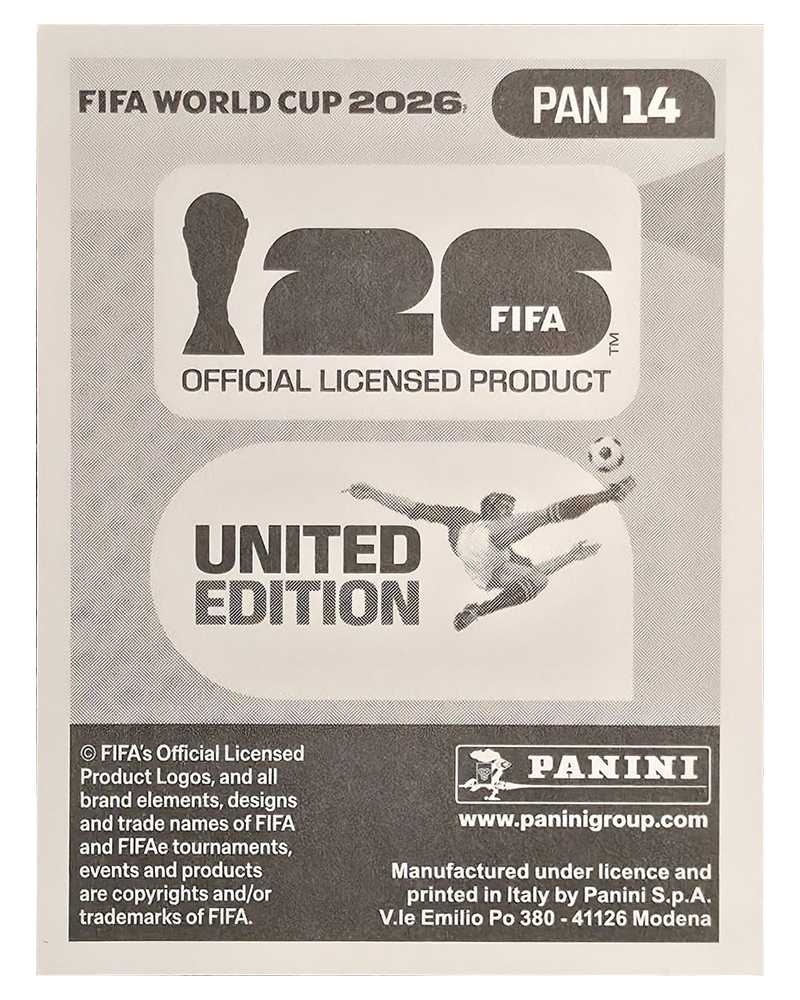 Panini FIFA WM 2026 United - PAN 14 - Édgar Bárcenas