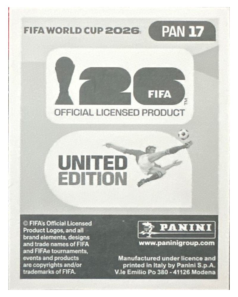 Panini FIFA WM 2026 United - PAN 17 - Jose Fajardo
