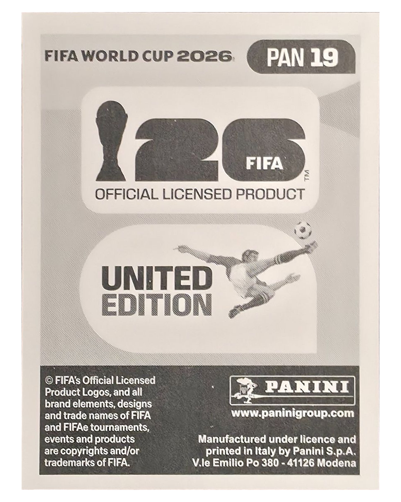 Panini FIFA WM 2026 United - PAN 19 - Jose Luiz Rodriguez