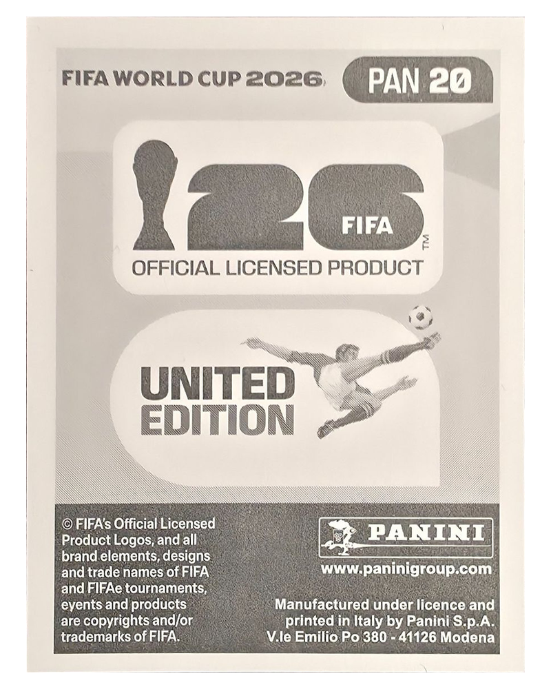 Panini FIFA WM 2026 United - PAN 20 - Alberto Quintero