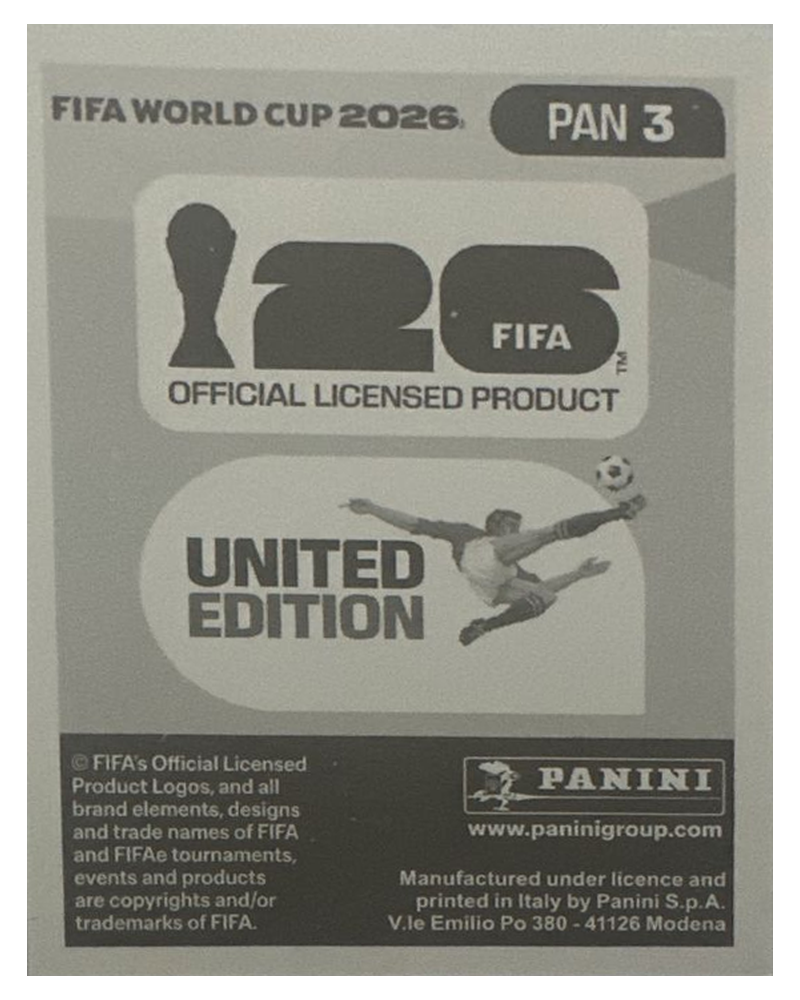 Panini FIFA WM 2026 United - PAN 3 - Luis Mejia