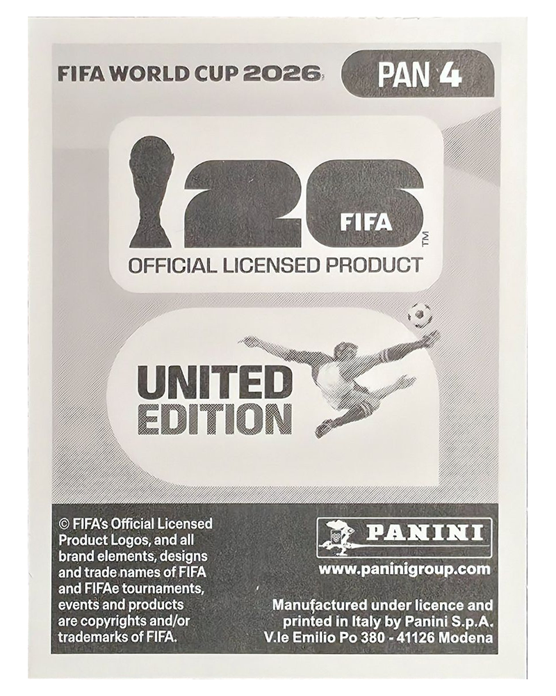 Panini FIFA WM 2026 United - PAN 4 - Fidel Escobar