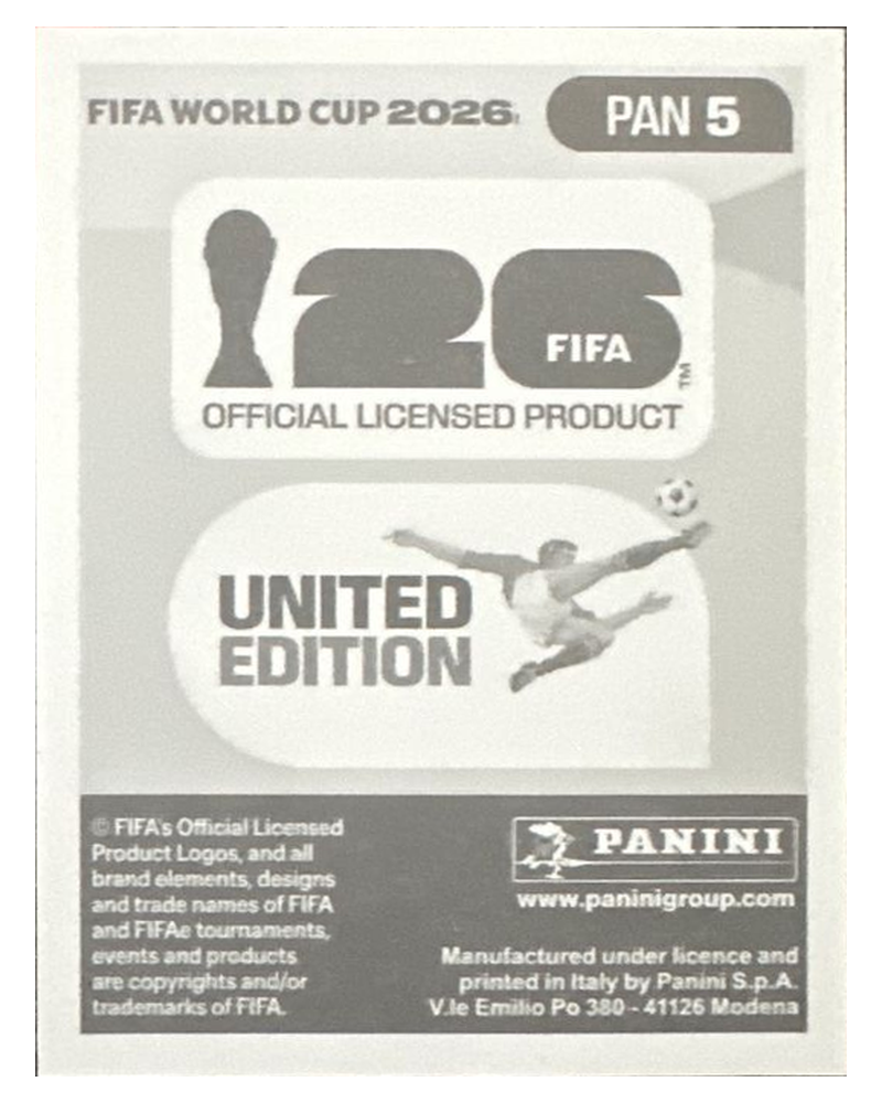 Panini FIFA WM 2026 United - PAN 5 - Andres Andrade