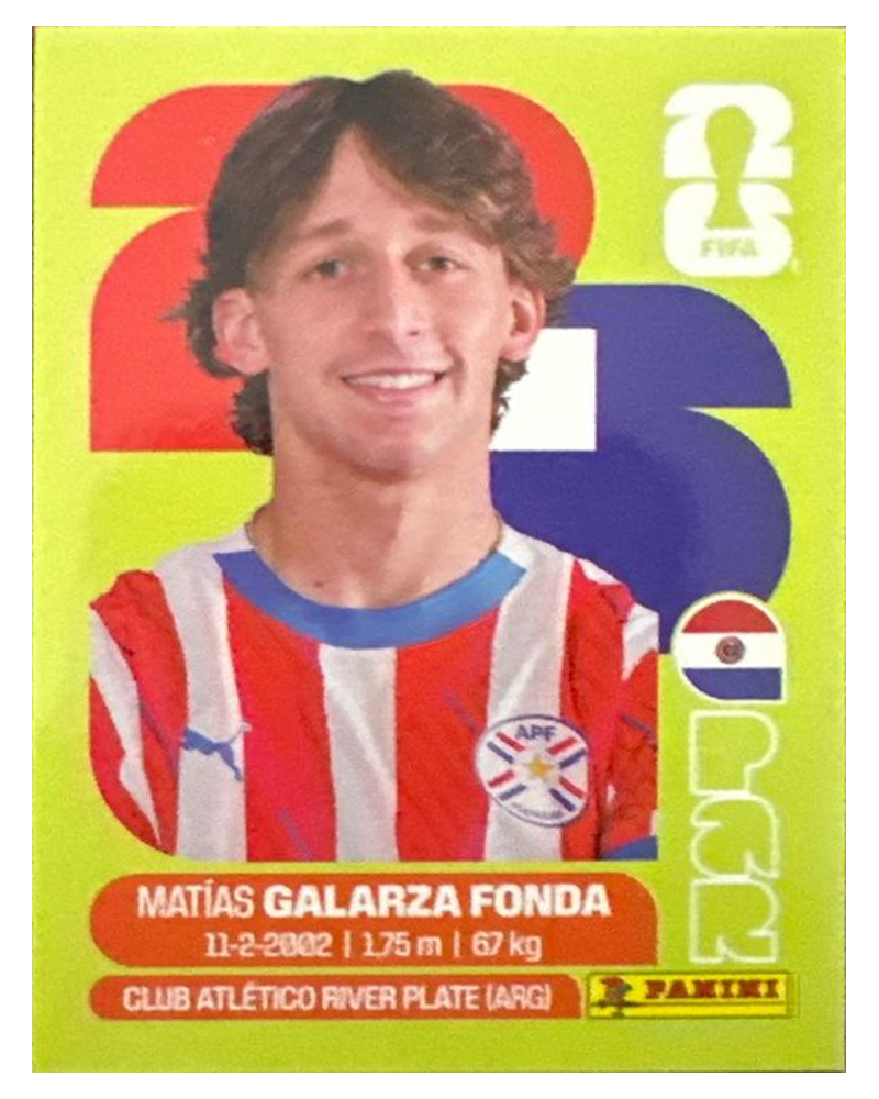 Panini FIFA WM 2026 United - PAR 14 - Matias Galarza Fonda