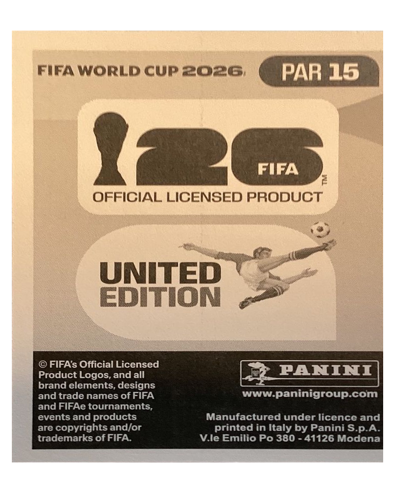 Panini FIFA WM 2026 United - PAR 15 - Julio Enciso