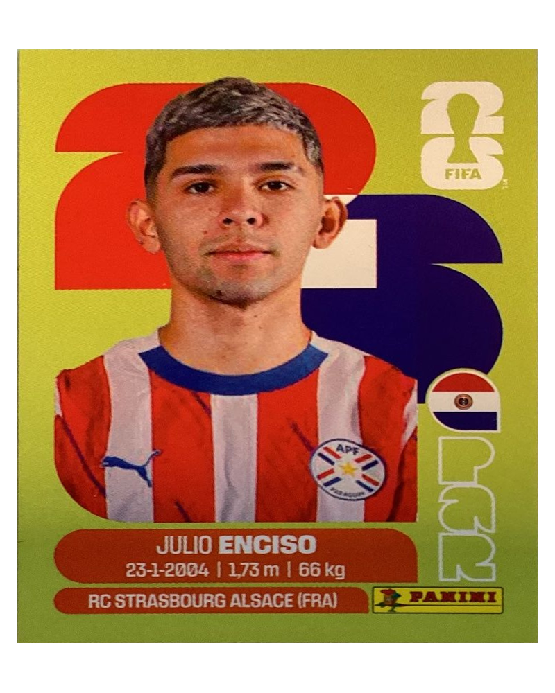 Panini FIFA WM 2026 United - PAR 15 - Julio Enciso
