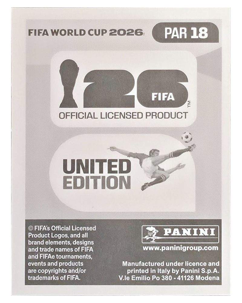 Panini FIFA WM 2026 United - PAR 18 - Ramon Sosa