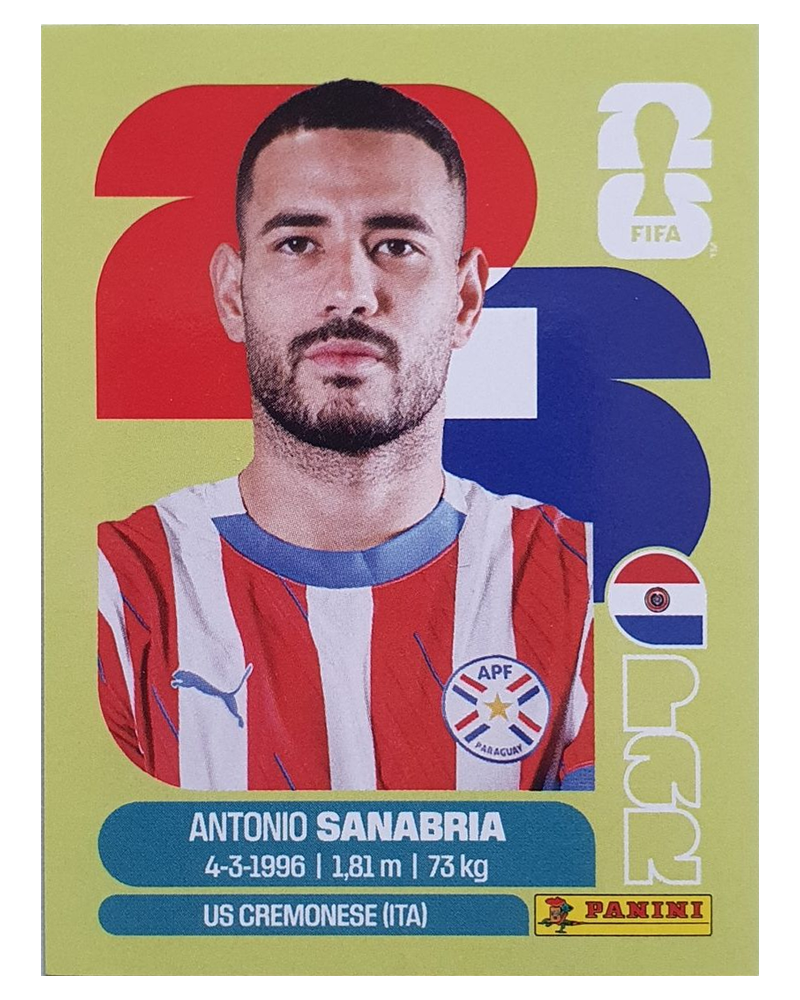 Panini FIFA WM 2026 United - PAR 20 - Antonio Sanabria