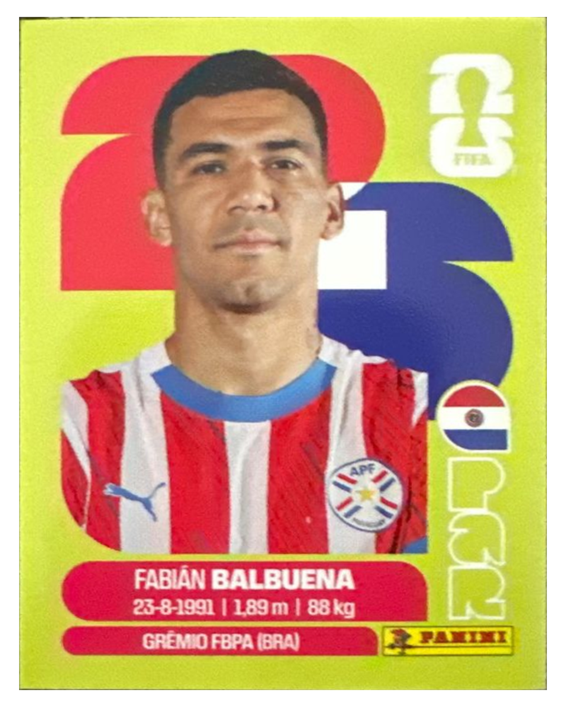 Panini FIFA WM 2026 United - PAR 5 - Fabián Balbuena