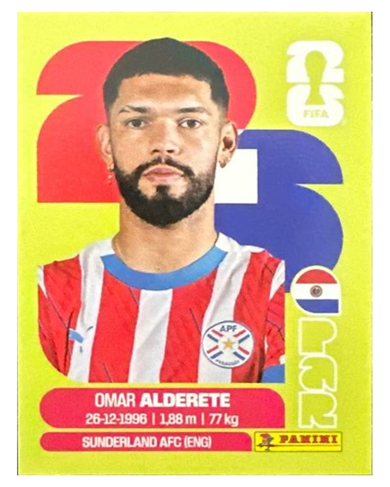 Panini FIFA WM 2026 United - PAR 7 - Omar Alderete