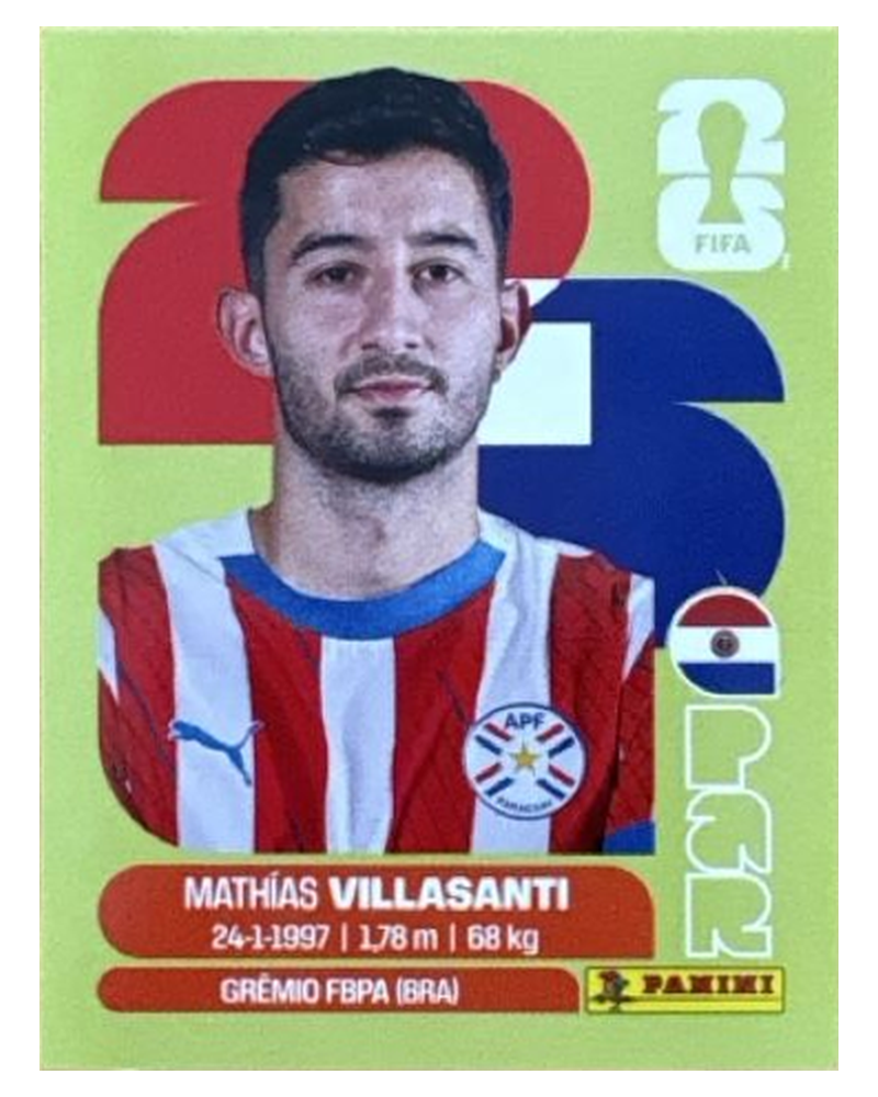 Panini FIFA WM 2026 United - PAR 9 - Mathías Villasanti