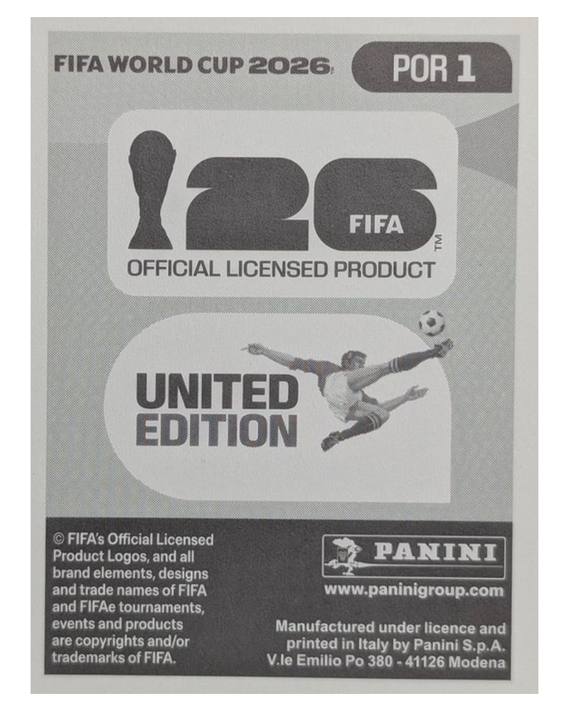 Panini FIFA WM 2026 United - POR 1 - Team Logo
