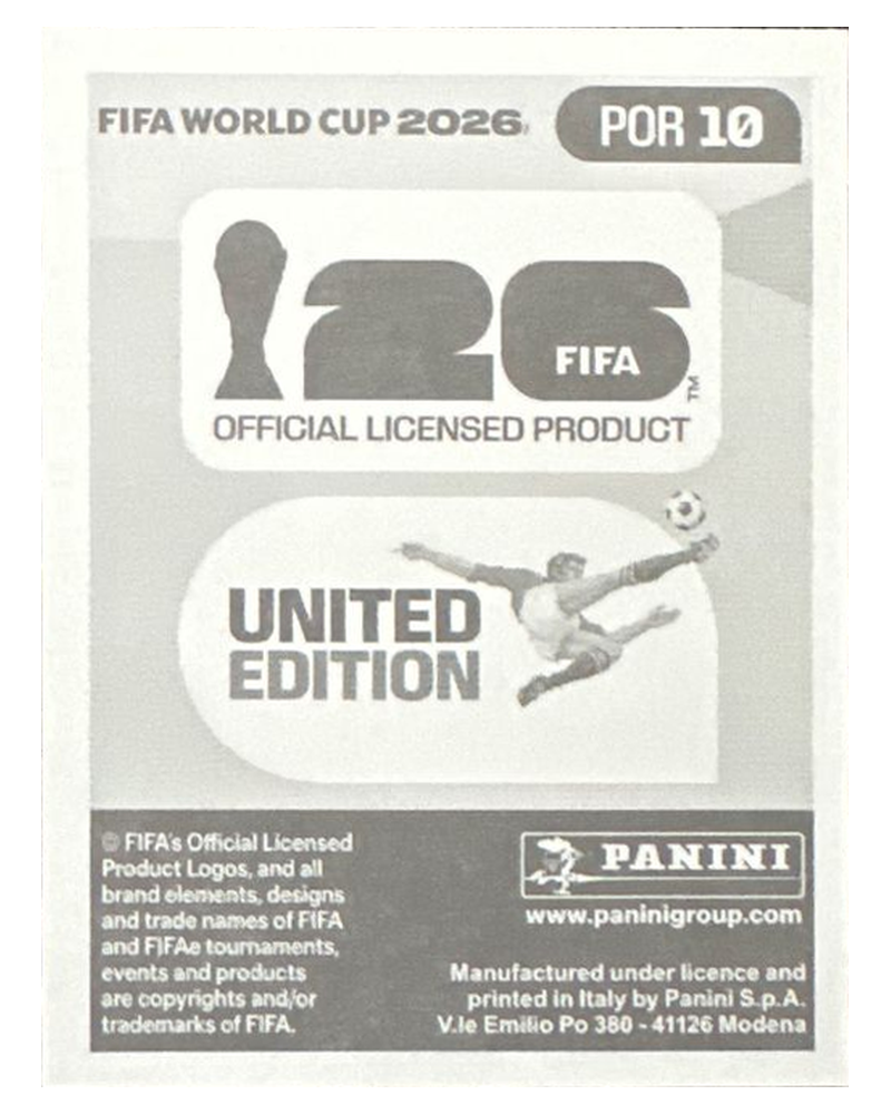 Panini FIFA WM 2026 United - POR 10 - Bruno Fernandes