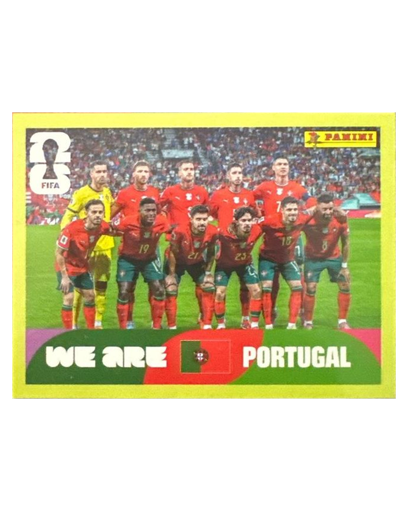 Panini FIFA WM 2026 United - POR 13 - Team Photo