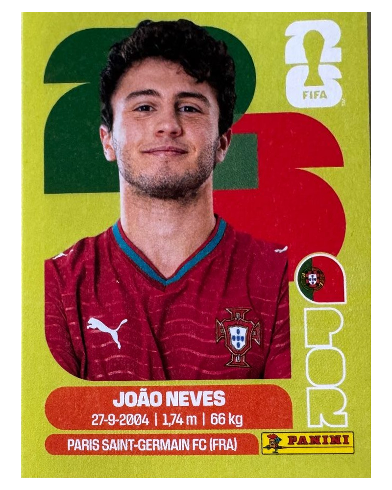 Panini FIFA WM 2026 United - POR 14 - João Neves