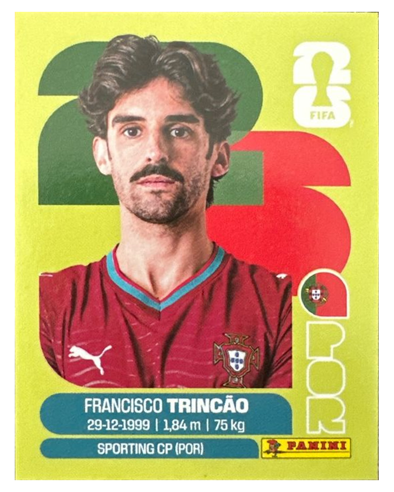 Panini FIFA WM 2026 United - POR 16 - Francisco Trincao