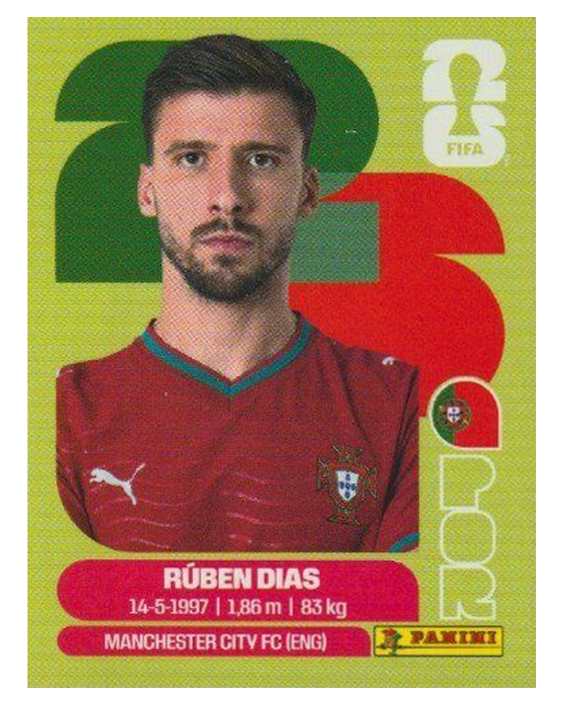 Panini FIFA WM 2026 United - POR 4 - Ruben Dias