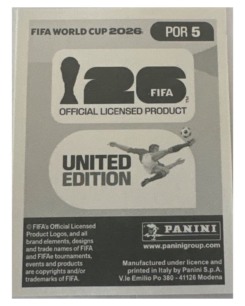 Panini FIFA WM 2026 United - POR 5 - João Cancelo