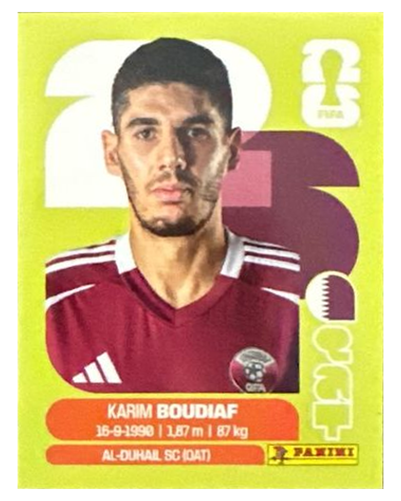 Panini FIFA WM 2026 United - QAT 10 - Karim Boudiaf