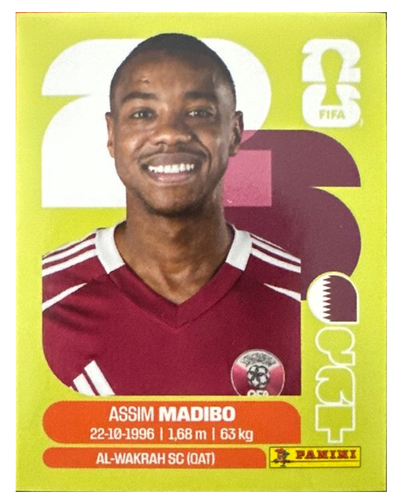 Panini FIFA WM 2026 United - QAT 11 - Assim Madibo