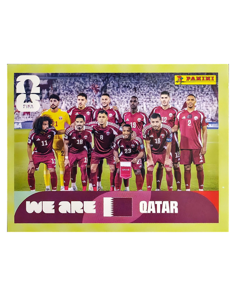 Panini FIFA WM 2026 United - QAT 13 - Team Photo