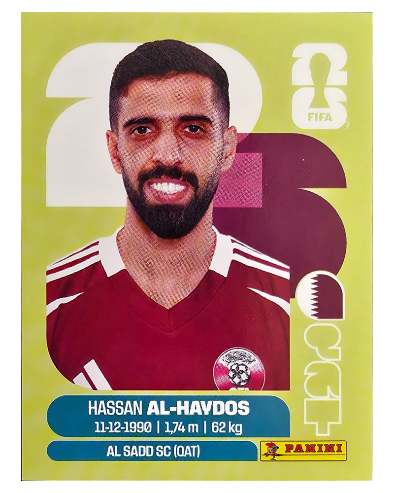 Panini FIFA WM 2026 United - QAT 16 - Hassan Al-Haydos