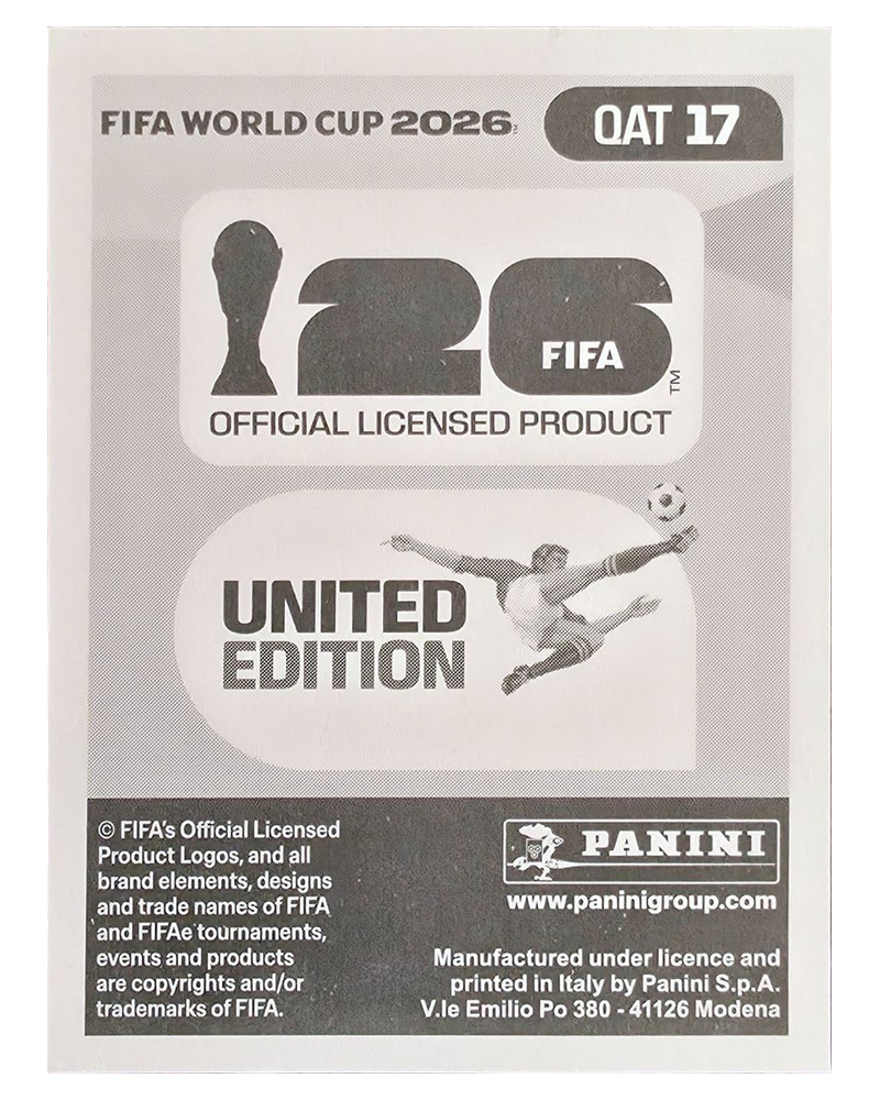 Panini FIFA WM 2026 United - QAT 17 - Edmilson Junior