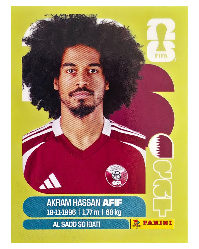 Panini FIFA WM 2026 United - QAT 18 - Akram Hassan Afif