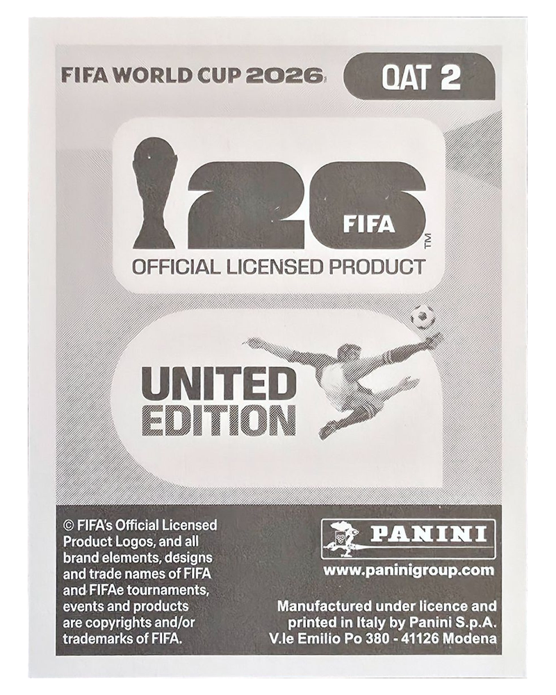 Panini FIFA WM 2026 United - QAT 2 - Meshaal Barsham