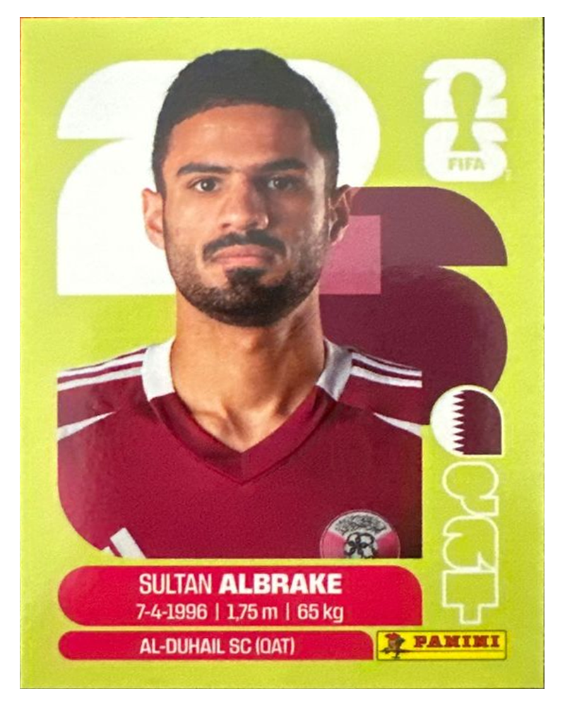 Panini FIFA WM 2026 United - QAT 3 - Sultan Albrake