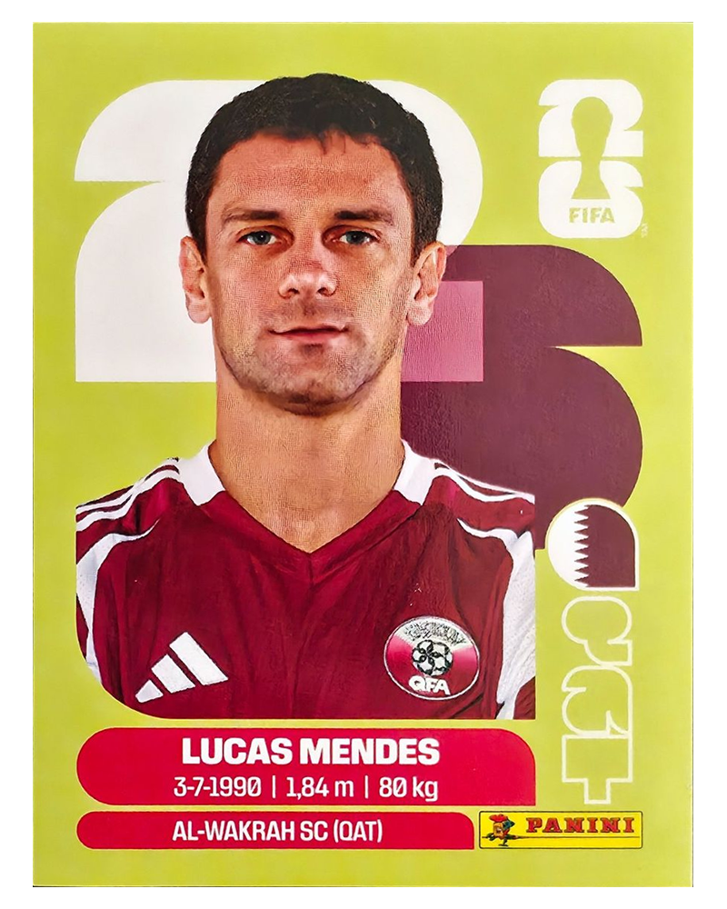 Panini FIFA WM 2026 United - QAT 4 - Lucas Mendes