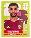 Panini FIFA WM 2026 United - QAT 6 - Boualem Khoukhi
