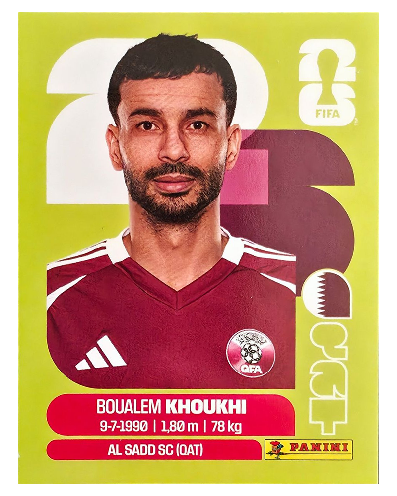 Panini FIFA WM 2026 United - QAT 6 - Boualem Khoukhi
