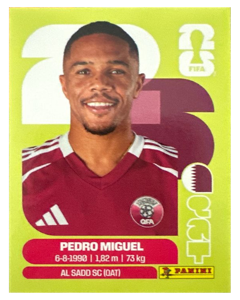 Panini FIFA WM 2026 United - QAT 7 - Pedro Miguel