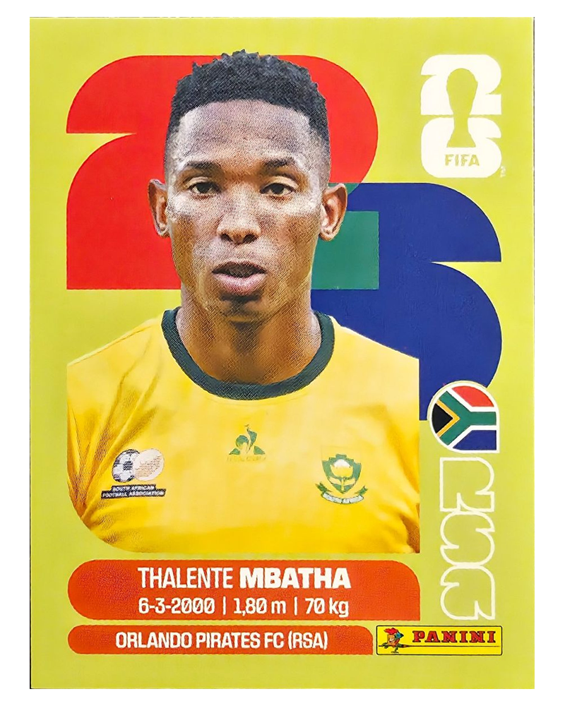 Panini FIFA WM 2026 United - RSA 12 - Thalente Mbatha