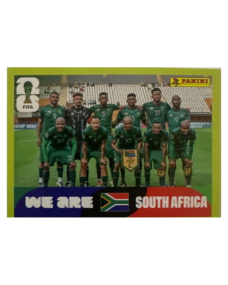 Panini FIFA WM 2026 United - RSA 13 - Team Photo