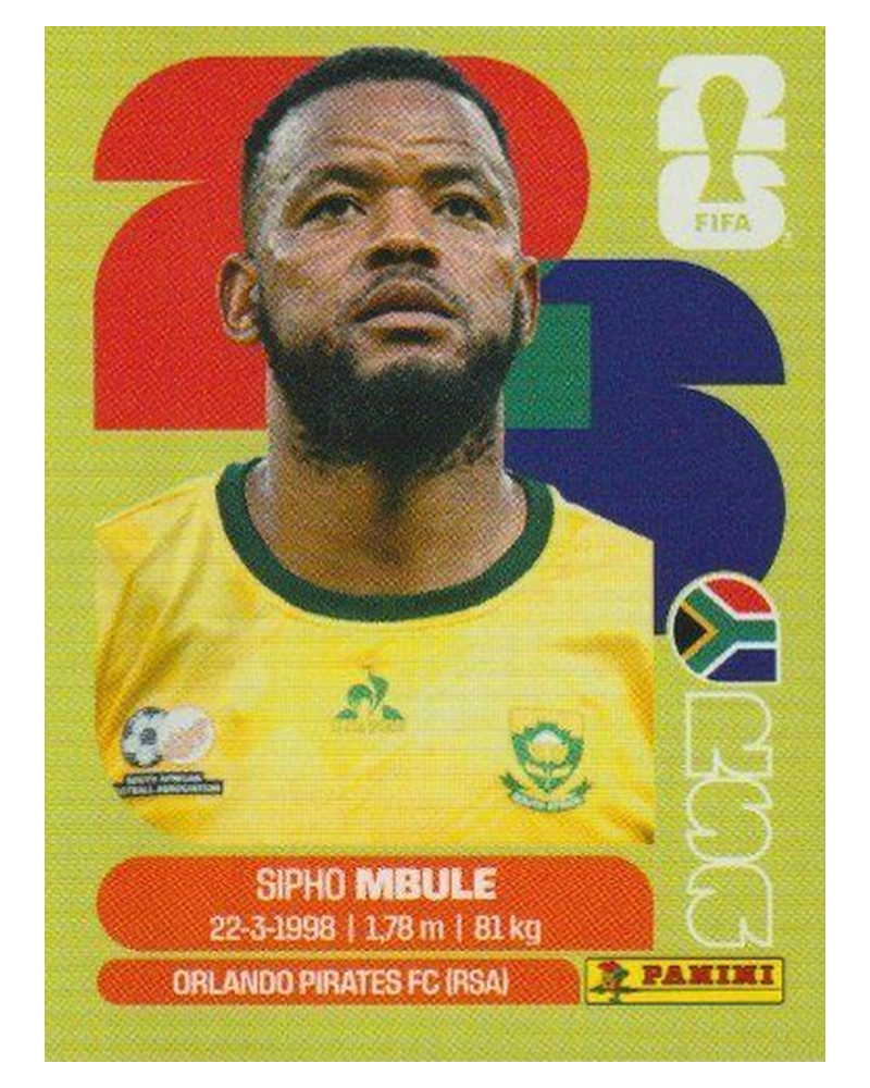Panini FIFA WM 2026 United - RSA 16 - Sipho Mbule