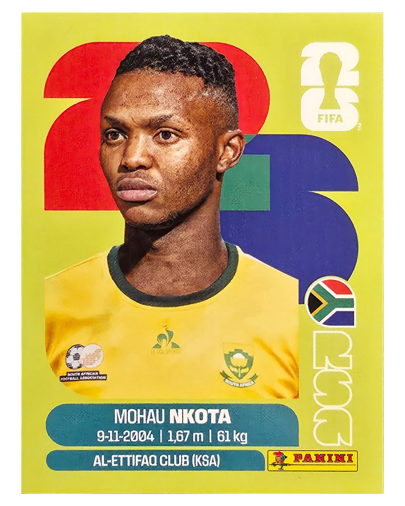 Panini FIFA WM 2026 United - RSA 19 - Mohau Nkota