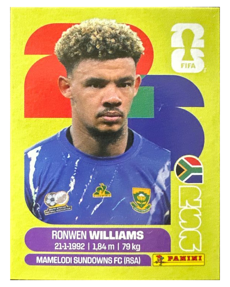 Panini FIFA WM 2026 United - RSA 2 - Ronwen Williams