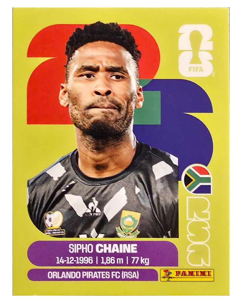 Panini FIFA WM 2026 United - RSA 3 - Sipho Chaine