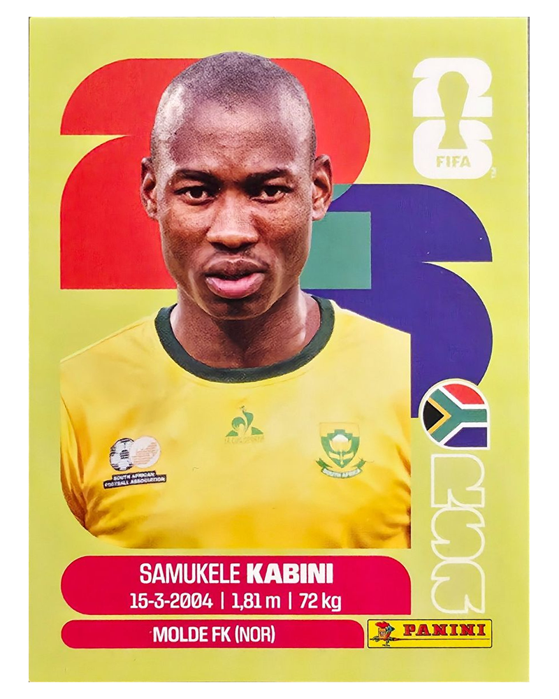 Panini FIFA WM 2026 United - RSA 5 - Samukele Kabini