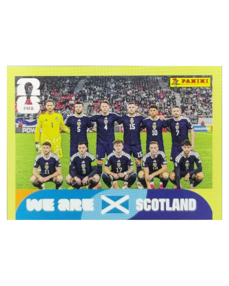 Panini FIFA WM 2026 United - SCO 13 - Team Photo