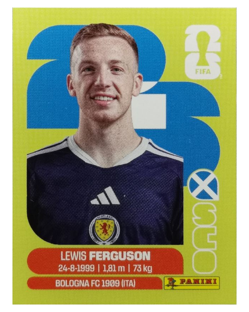 Panini FIFA WM 2026 United - SCO 14 - Lewis Ferguson