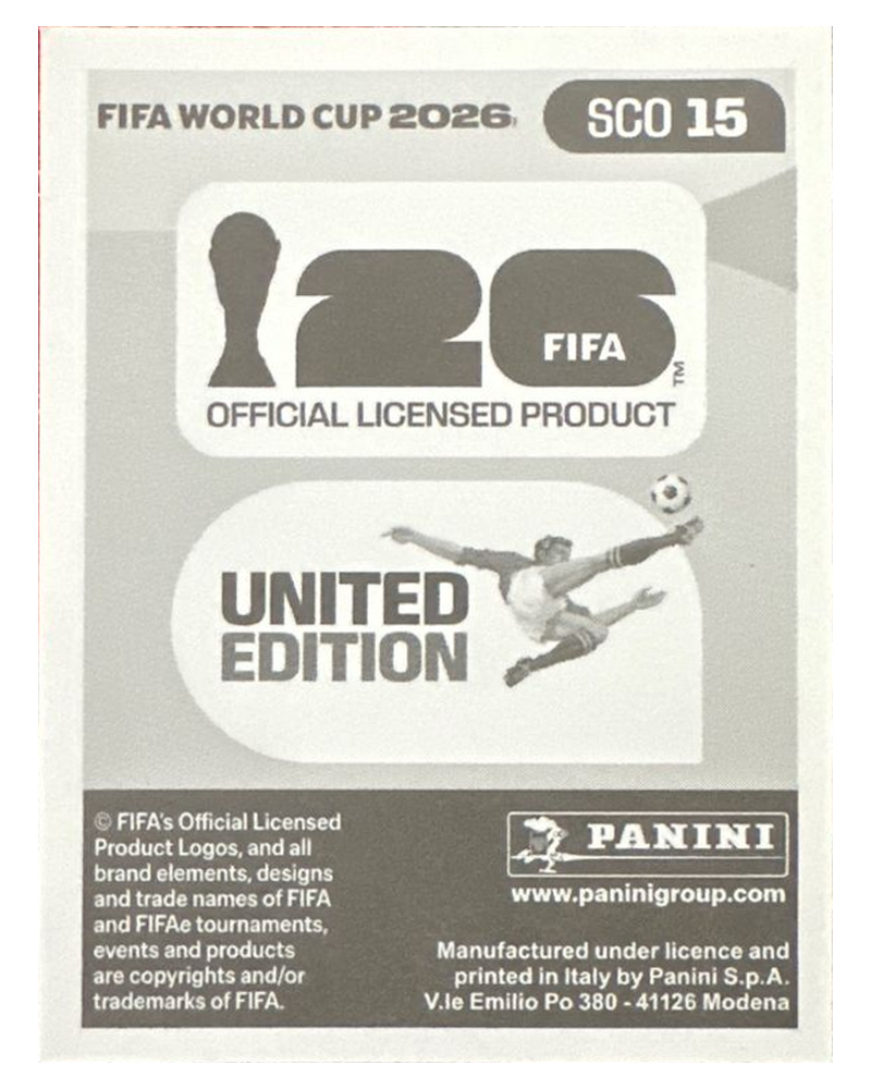Panini FIFA WM 2026 United - SCO 15 - Ryan Christie