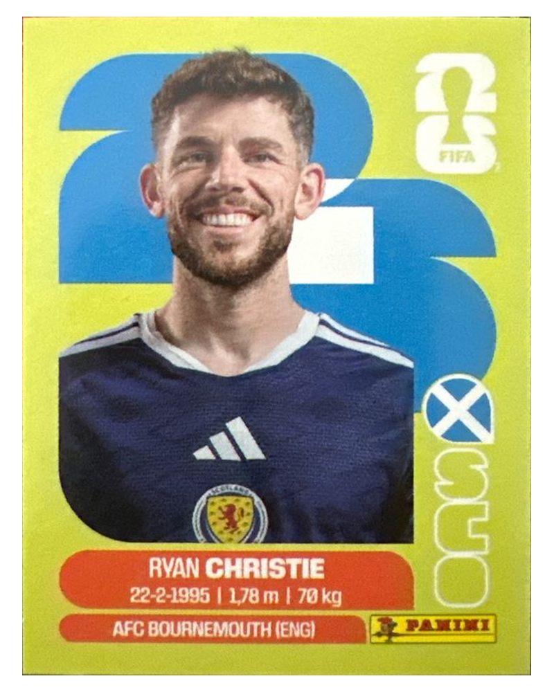 Panini FIFA WM 2026 United - SCO 15 - Ryan Christie