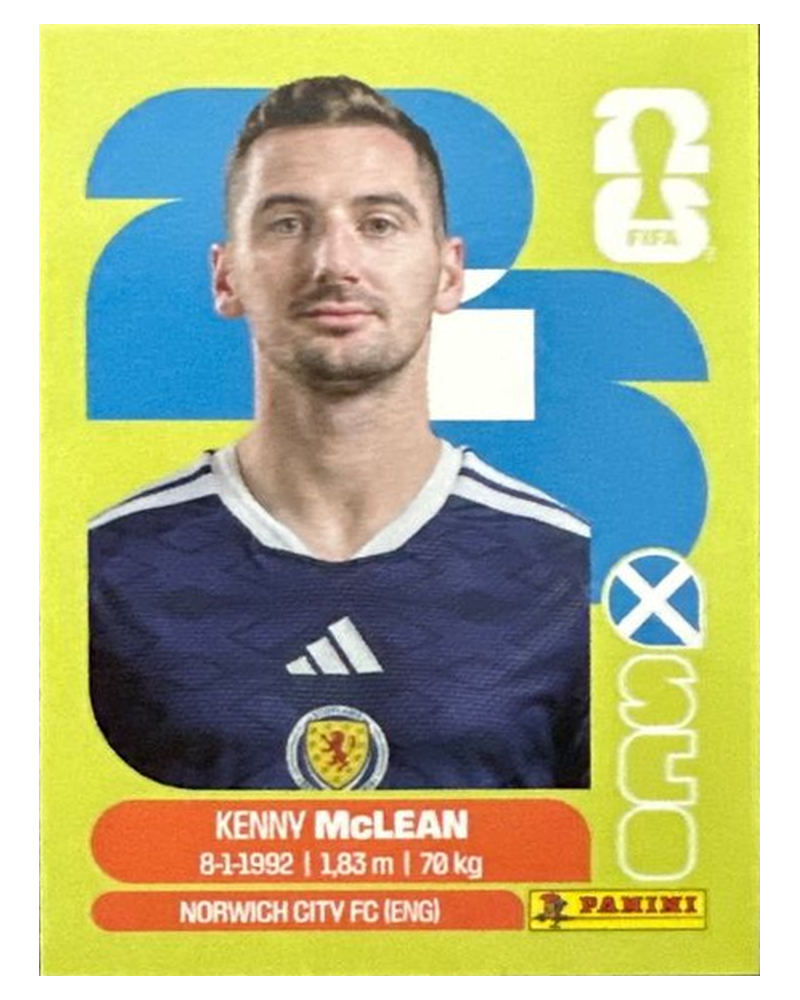 Panini FIFA WM 2026 United - SCO 16 - Kenny McLean