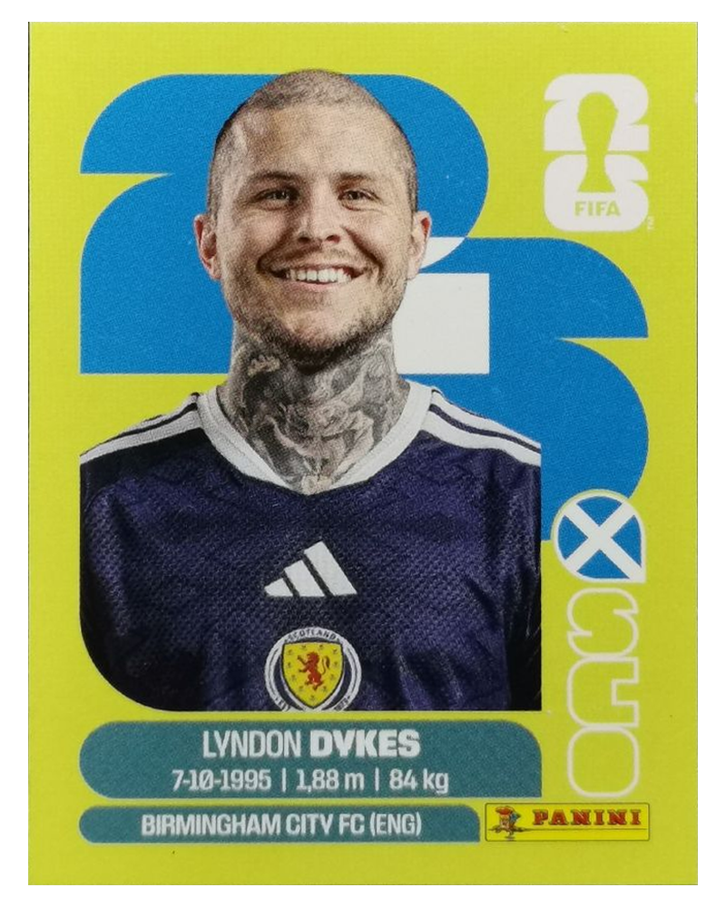 Panini FIFA WM 2026 United - SCO 18 - Lyndon Dykes