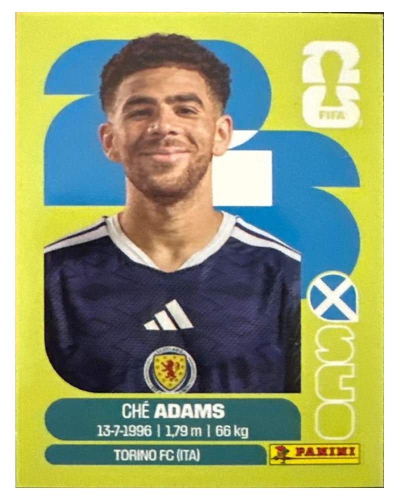 Panini FIFA WM 2026 United - SCO 19 - Che Adams
