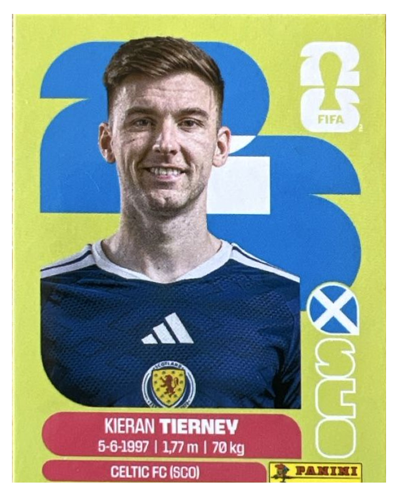 Panini FIFA WM 2026 United - SCO 4 - Kieran Tierney
