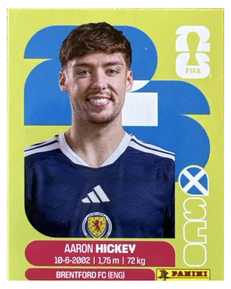 Panini FIFA WM 2026 United - SCO 5 - Aaron Hickey